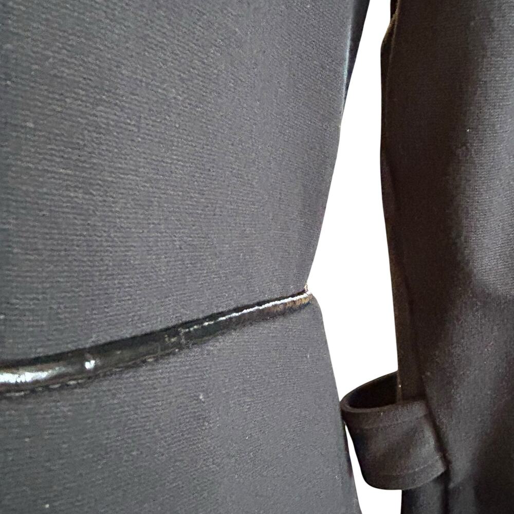 Vintage Cache Black Blazer Womens Sz Large Y2K Power Dressing Parisian Chic - Picture 13 of 16